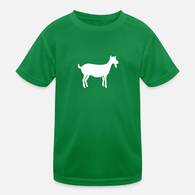Ziege Kinder Funktions-T-Shirt
