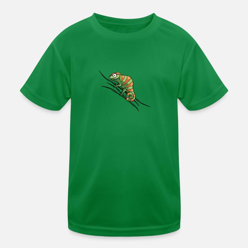 colored chameleon Kids Functional T-Shirt