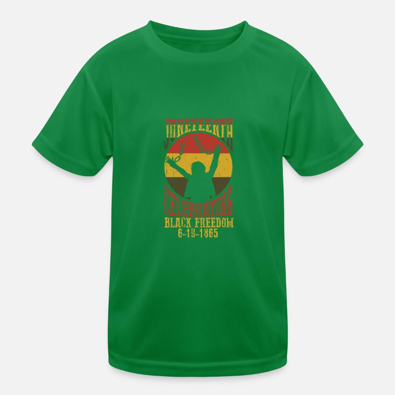 Juneteenth Black History Day Pride Geschenk Kinder Funktions-T-Shirt