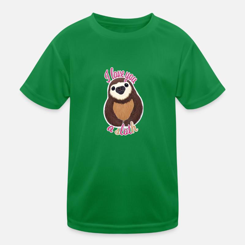 Déclaration d’amour paresseuse T-shirt sport Enfant