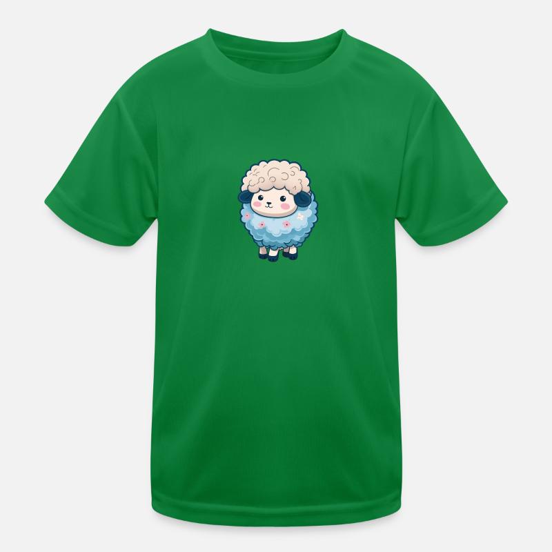 Total niedliches Schaf Kinder Funktions-T-Shirt