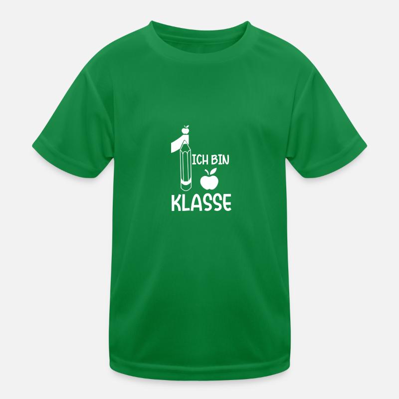 Erste Klasse Kinder Funktions-T-Shirt