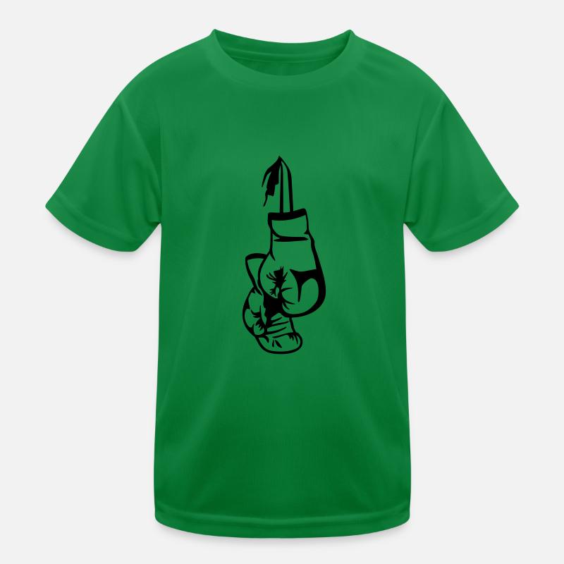 Boxen - Kinder Funktions-T-Shirt - Kelly Green