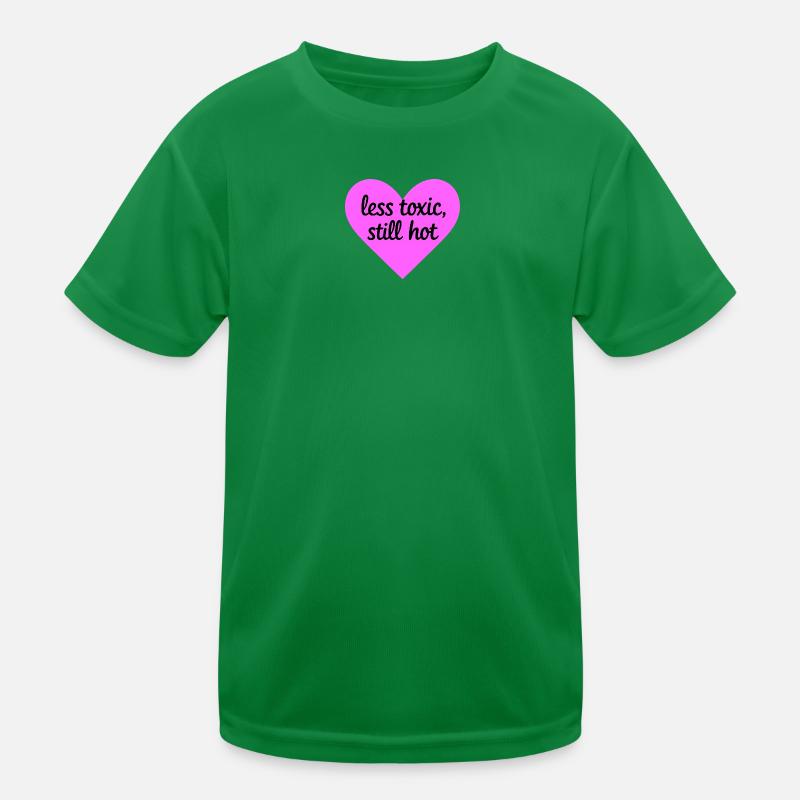 Conception de cœur encore chaud moins toxique T-shirt sport Enfant
