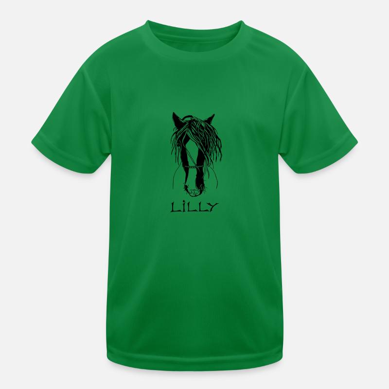 Lilly - Kids Functional T-Shirt - kelly green