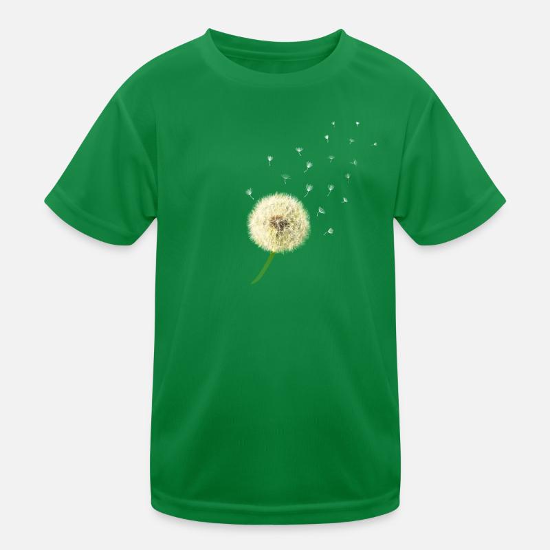 Pusteblume wünsch dir was Kinder Funktions-T-Shirt