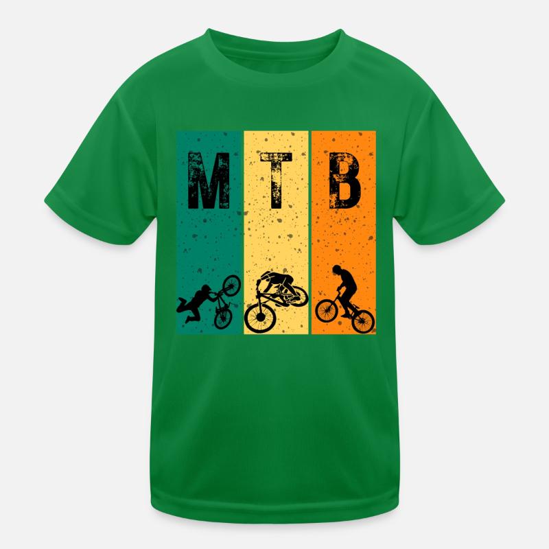 MTB Stripes Kids Functional T-Shirt