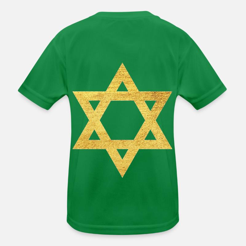Étoile de la foi de David symbole de protection T-shirt sport Enfant