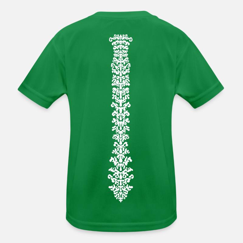 Conception de la colonne vertébrale de l’épine dorsale T-shirt sport Enfant