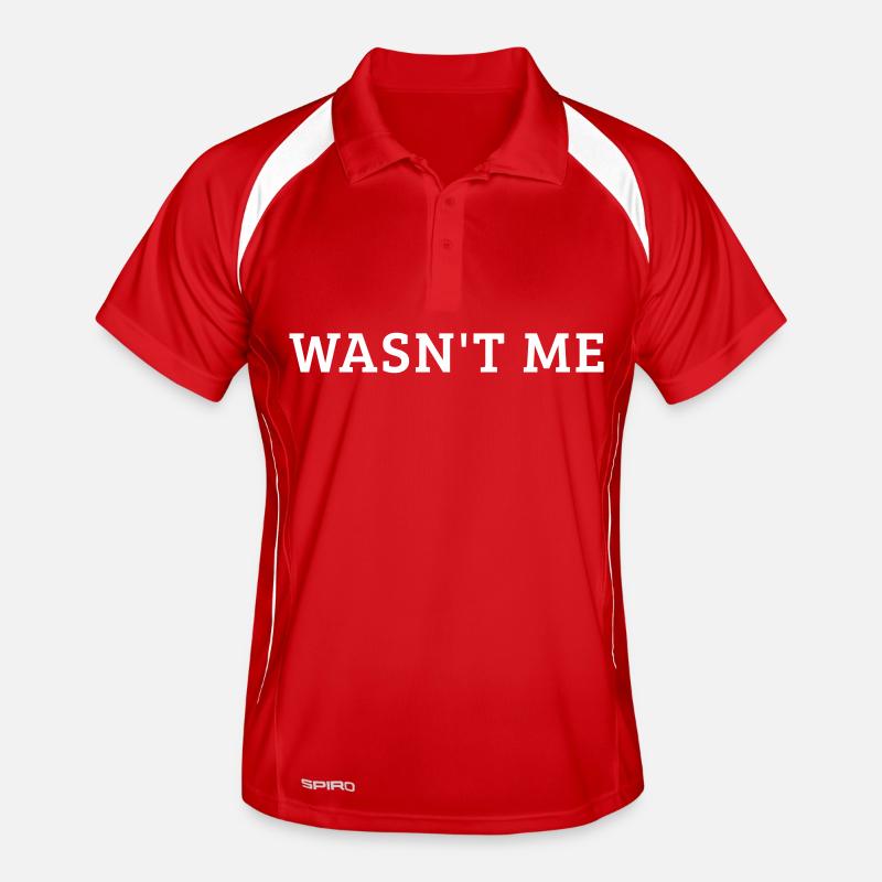 Wasn't me Ich war's nicht Männer Polo atmungsaktiv