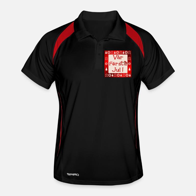 Our first Christmas Men's Polo breathable