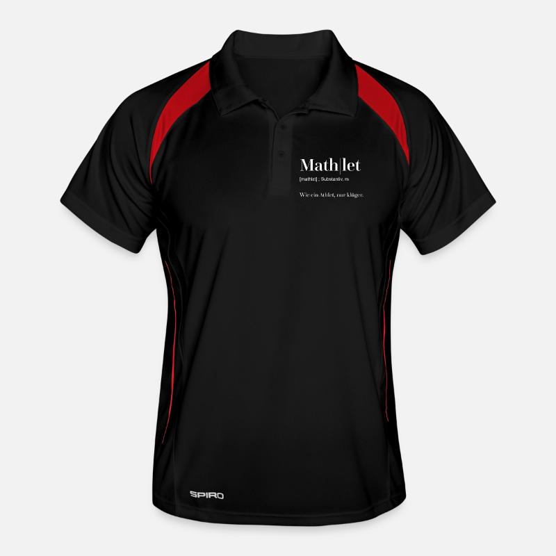 Dictionary Mathlet white Men's Polo breathable