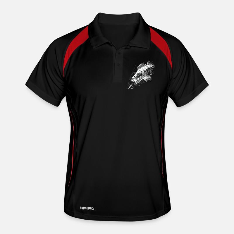 Fisch des Lebens! - Angeltshirt Zanderangriff 2 W Männer Polo atmungsaktiv
