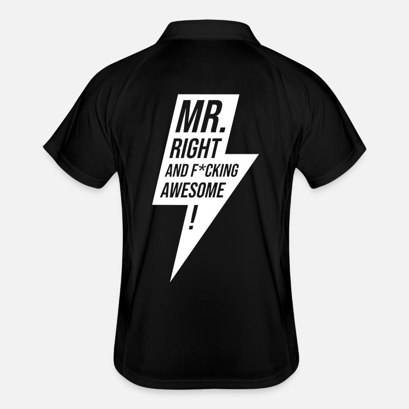 Mr Right Männer Polo atmungsaktiv