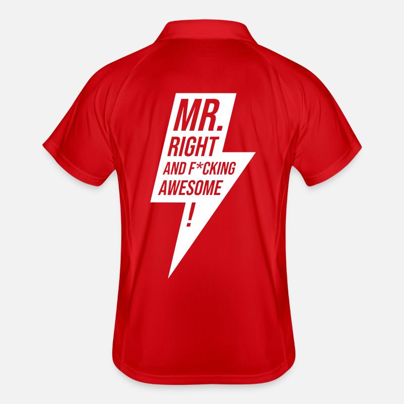 Mr Right Men's Polo breathable