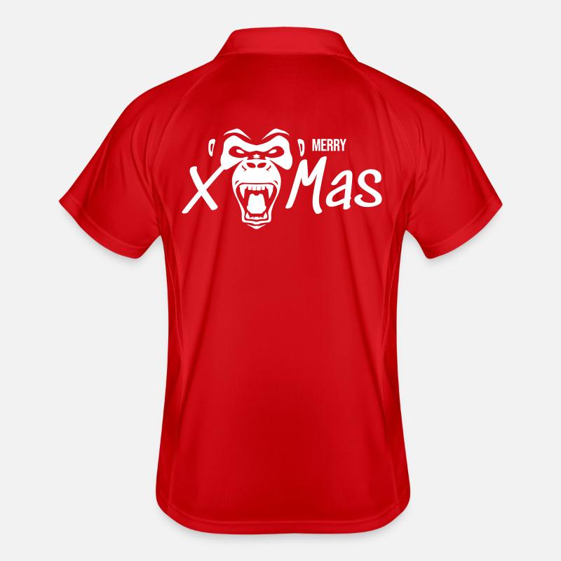 Merry X Mas Gorille Polo respirant Homme