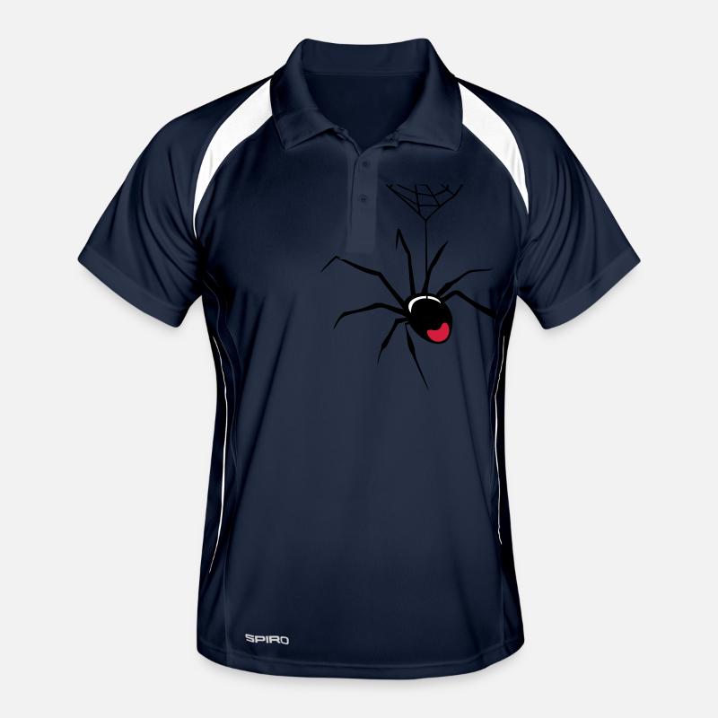 Cobweb spider insect Men's Polo breathable