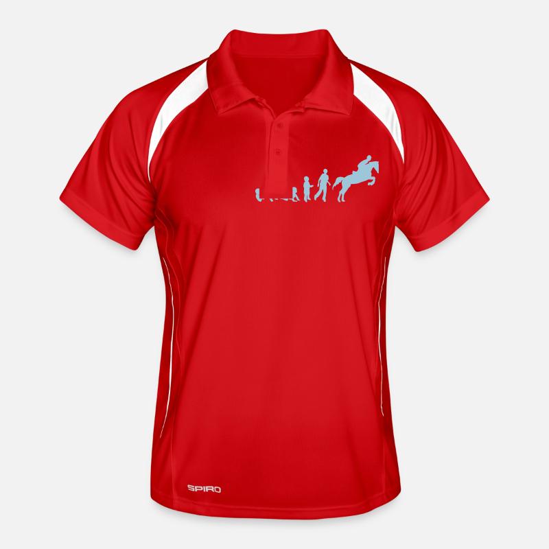Evolution cheval3 obstacle riding his Men's Polo breathable