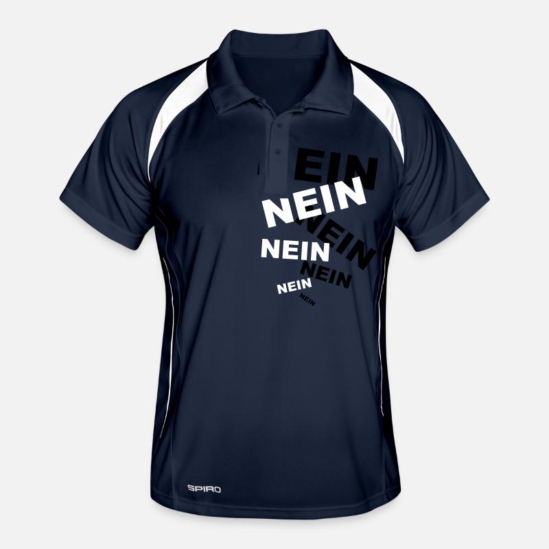 NEIN! Männer Polo atmungsaktiv