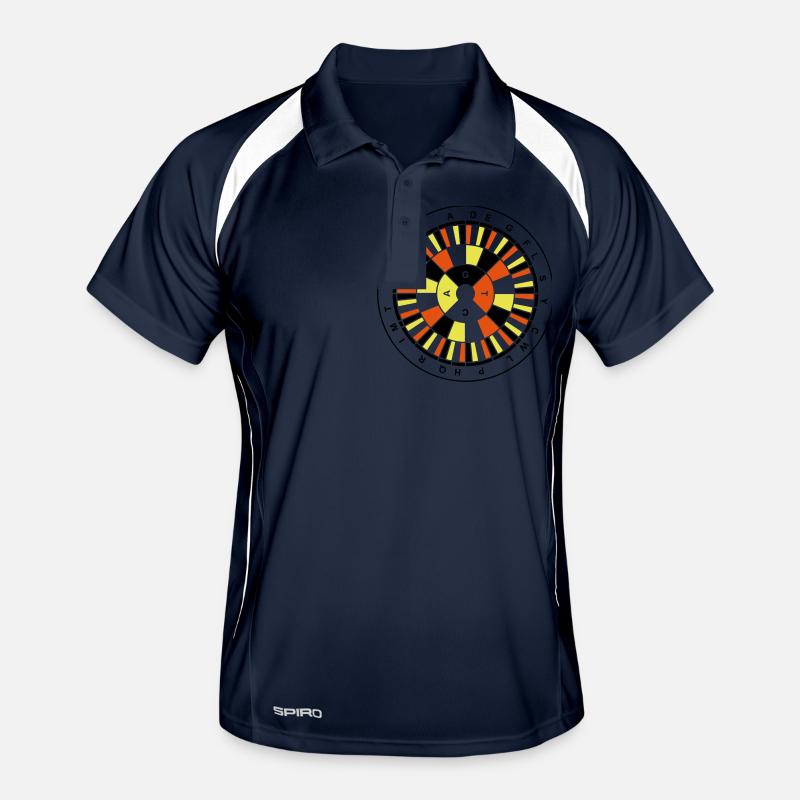 Genetic Code Nerd v1 Männer Polo atmungsaktiv