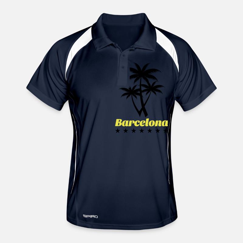 Barcelone Polo respirant Homme