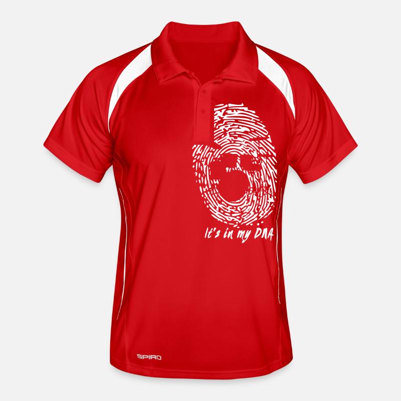 Percussion: Il est dans mon ADN Polo respirant Homme
