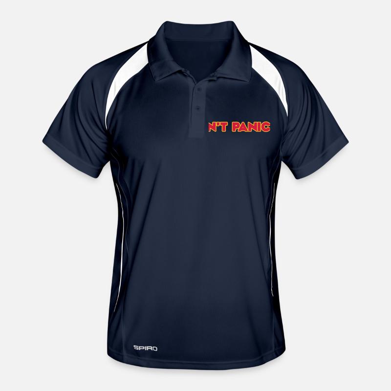 Don't Panic Men's Polo breathable