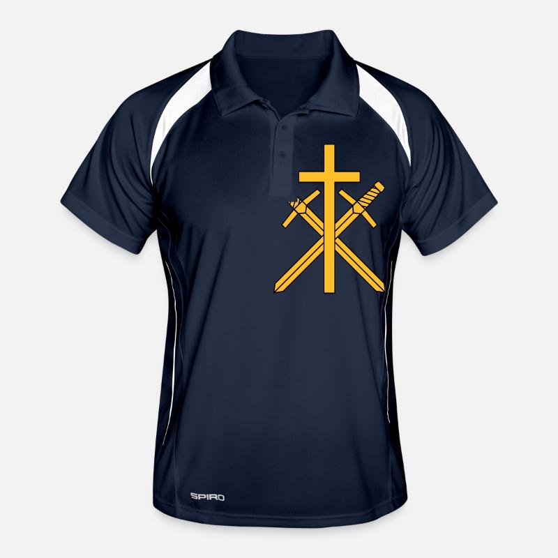 Croix et épées Polo respirant Homme