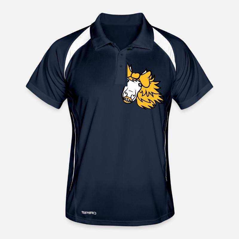Pferd Süß Pony Mädchen Weiblich Girl Pferdemädchen Männer Polo atmungsaktiv
