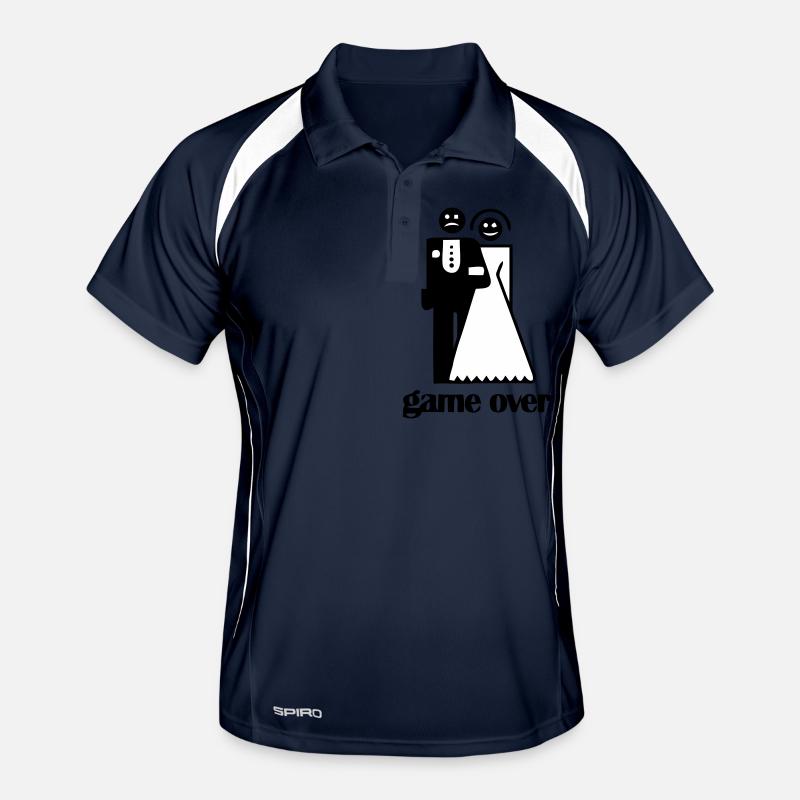 Wedding Game Over Men's Polo breathable