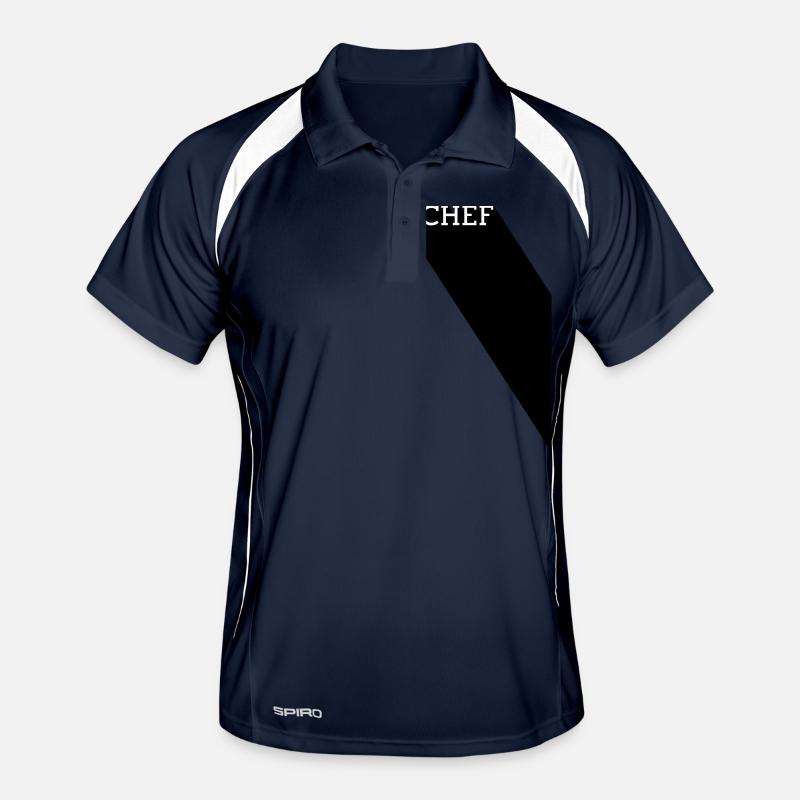 #CHEF - Long Shadow Männer Polo atmungsaktiv