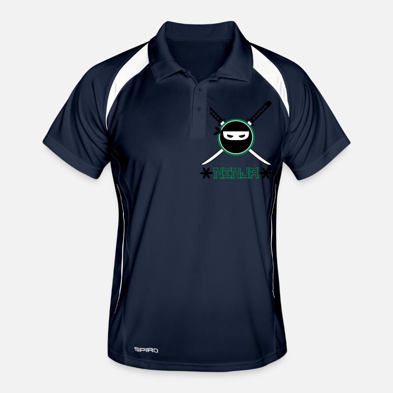 Ninja Männer Polo atmungsaktiv