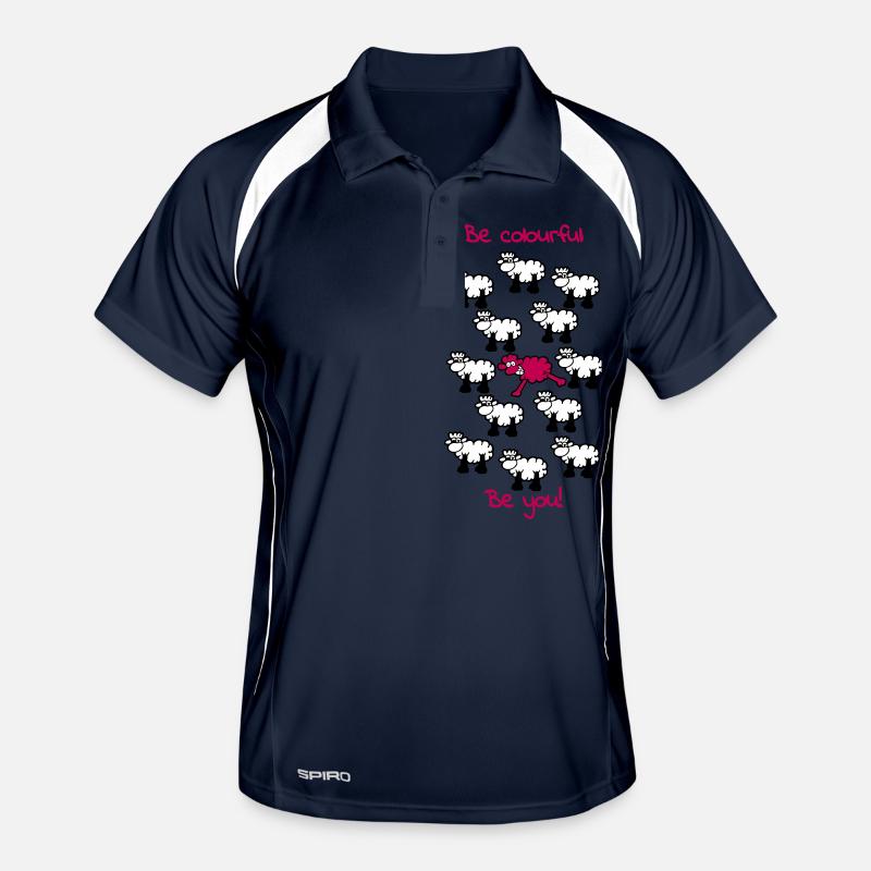 be different - be colorful Men's Polo breathable