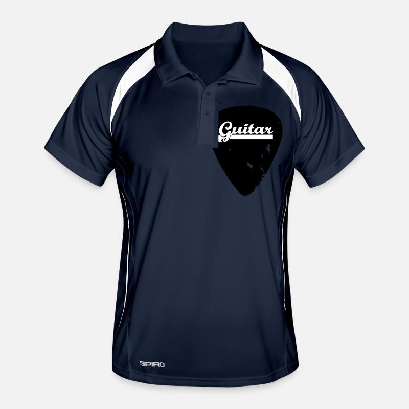 guitar Männer Polo atmungsaktiv