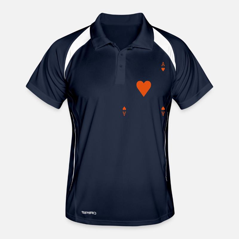 As de corazones Men's Polo breathable