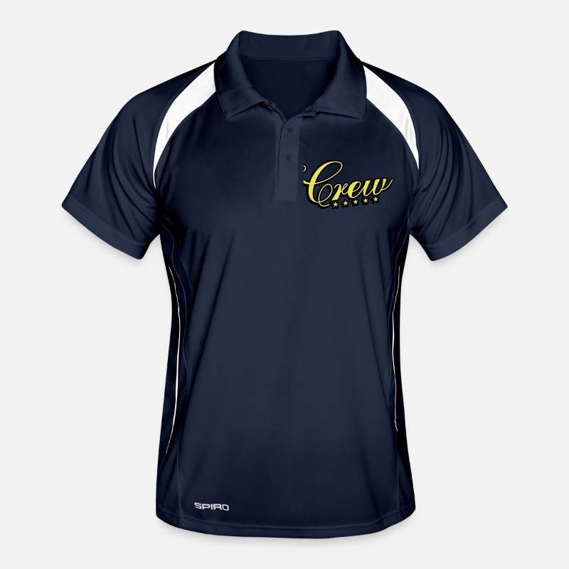 Conception de l’équipage Polo respirant Homme