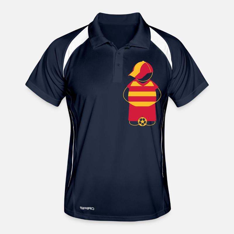 Supporter Lens floqué Polo respirant Homme