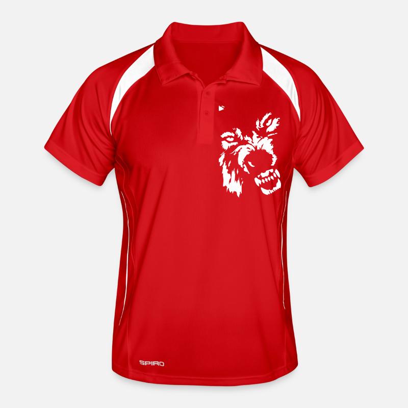 Wolf Männer Polo atmungsaktiv