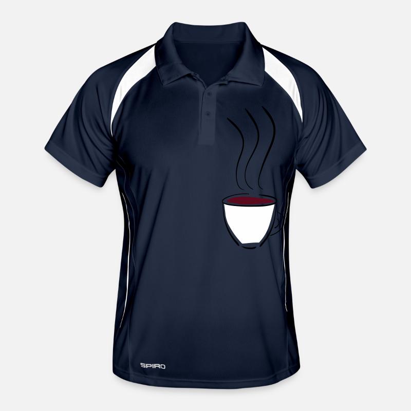 coffee cup Men's Polo breathable