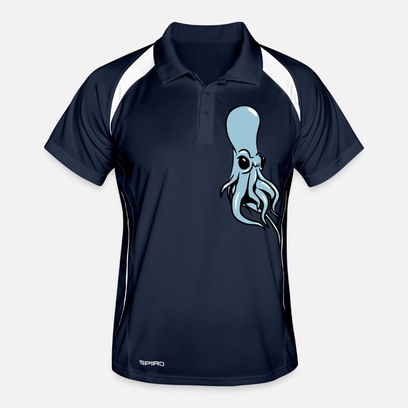 Squid oktopus cool dangerous Men's Polo breathable