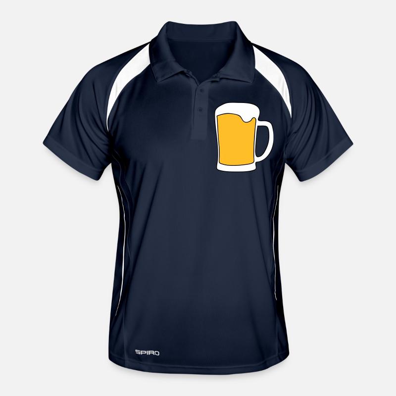 alcohol beer drunk party Men's Polo breathable
