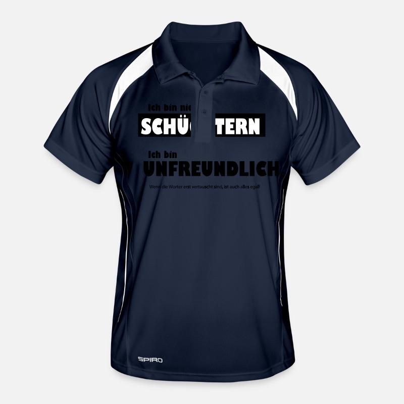 Unfreundlich oder schüchtern Männer Polo atmungsaktiv