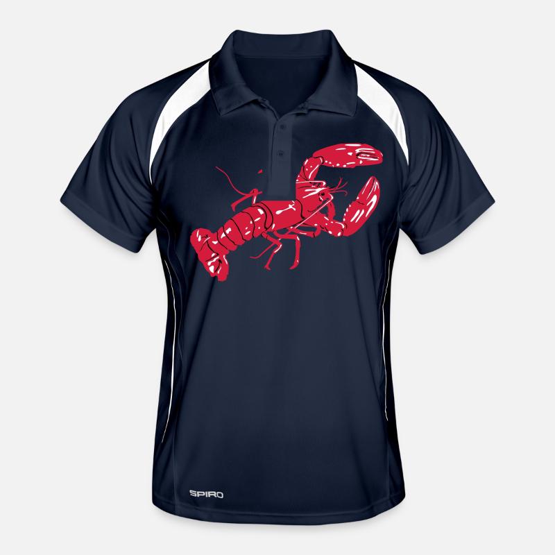 LobsterColoredTee Men's Polo breathable