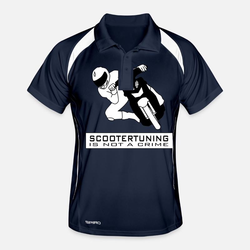Scootertuning is not a crime HQ Männer Polo atmungsaktiv