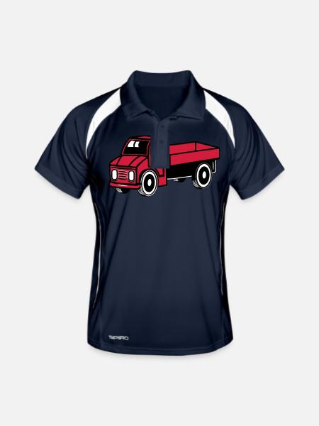 Voiture jouets camion camion camion camion véhicul - Polo respirant Homme - marine/blanc - Devant