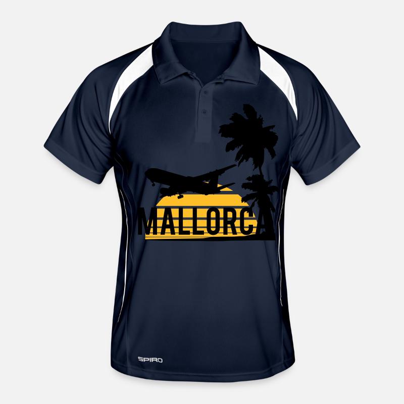 Mallorca Party Crew Männer Polo atmungsaktiv