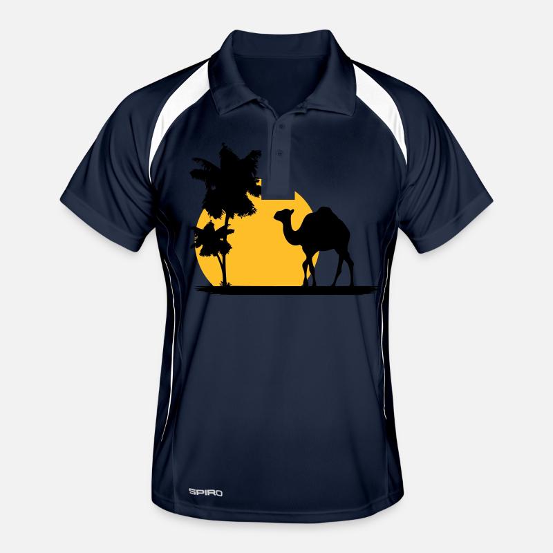 Camel - Kamel - Dromedar Männer Polo atmungsaktiv