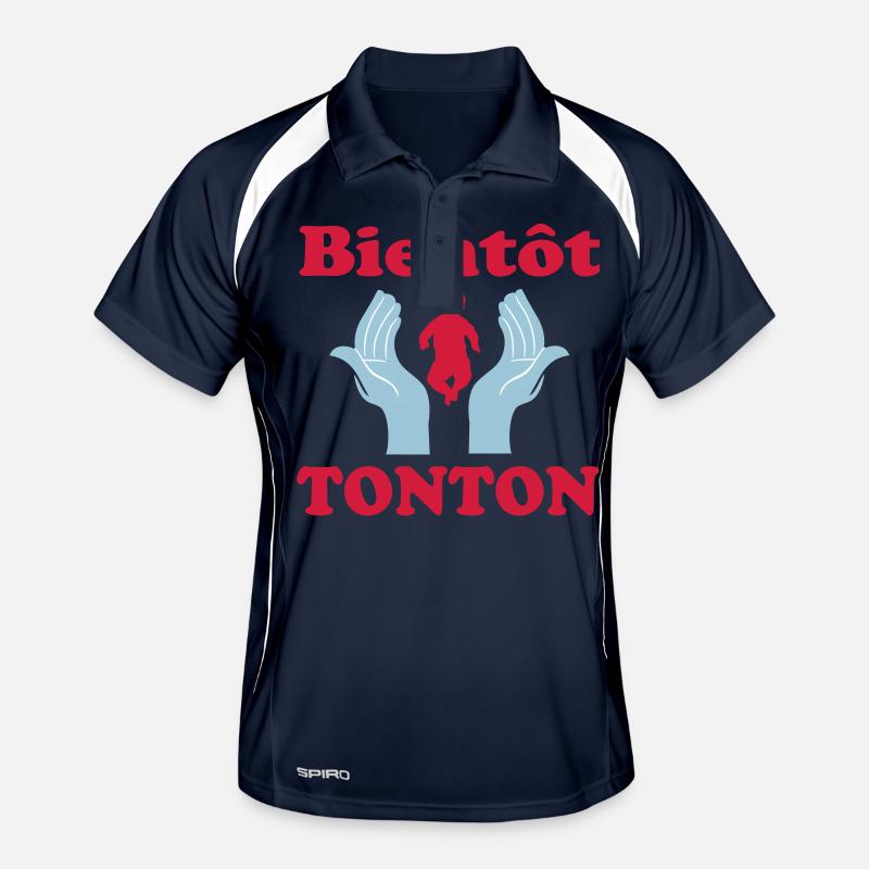 WIRD BALD ONKEL Männer Polo atmungsaktiv