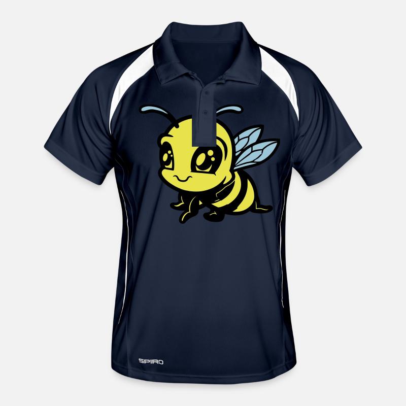 Abeille Bumblebee Bande dessinée Polo respirant Homme