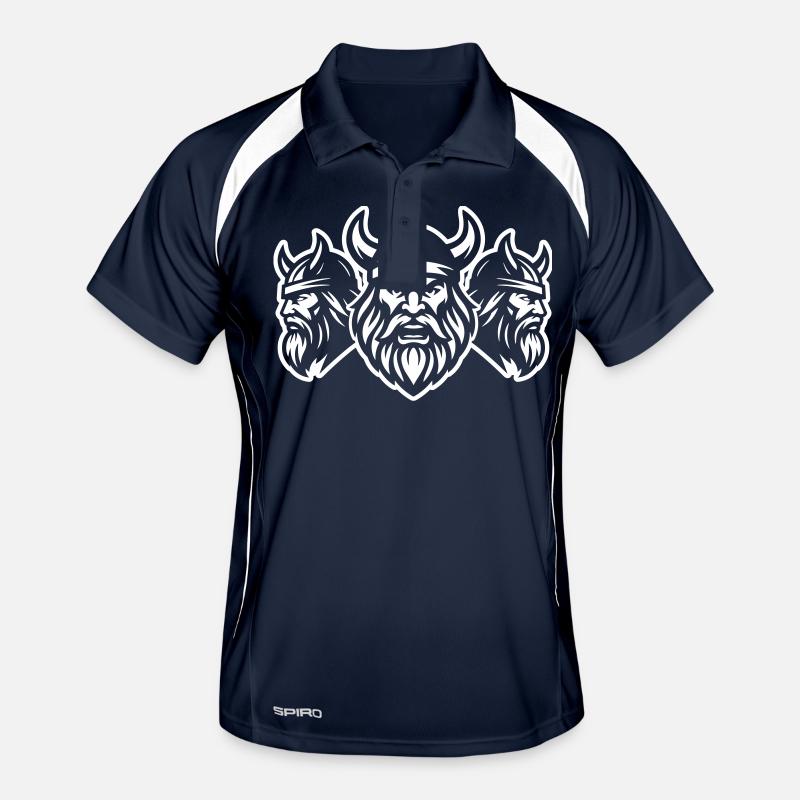 Wikinger Krieger Team Männer Polo atmungsaktiv